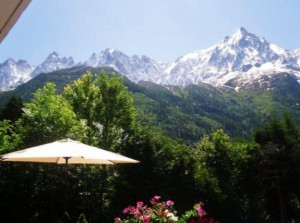 View from Chamonix business training seminar location